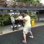 Sifu Sunny So demonstrating ancient Okinawa karata form