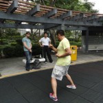 Sifu Sunny So demonstrating ancient Okinawa karata form